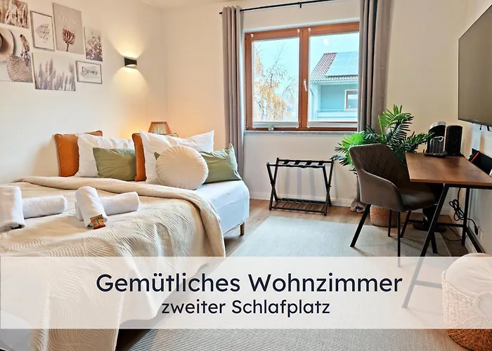 Newman Horizon - Playmobil Funpark, Naehe Messe Nuernberg Und Fuerth, 4 Pers, 24h Self Checkin, Waschmaschine, Grosser Parkplatz * Zirndorf