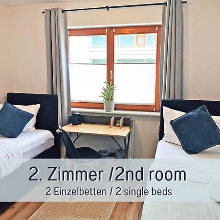 Horizon - Playmobil Funpark Und Messe Nuernberg Mit Parkplatz 4pers 24h Self Checkin Apartment