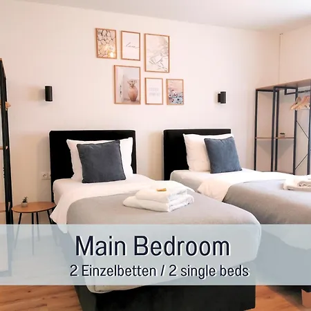 Horizon - Playmobil Funpark Und Messe Nuernberg Mit Parkplatz 4pers 24h Self Checkin Apartment