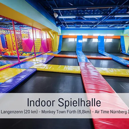 Lägenhet Newman Horizon - Playmobil Funpark, Naehe Messe Nuernberg Und Fuerth, 4 Pers, 24h Self Checkin, Waschmaschine, Grosser Parkplatz Zirndorf