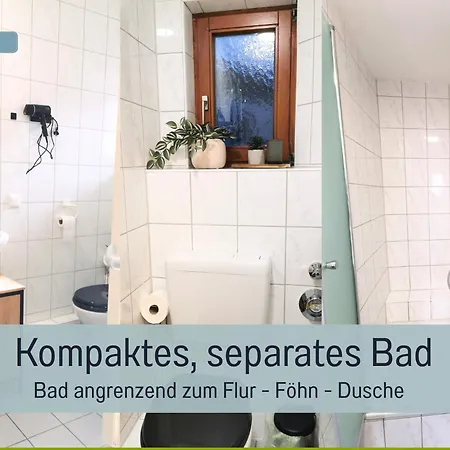 Appartement Newman Horizon - Playmobil Funpark, Naehe Messe Nuernberg Und Fuerth, 4 Pers, 24h Self Checkin, Waschmaschine, Grosser Parkplatz