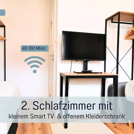 Appartement Newman Horizon - Playmobil Funpark, Naehe Messe Nuernberg Und Fuerth, 4 Pers, 24h Self Checkin, Waschmaschine, Grosser Parkplatz *