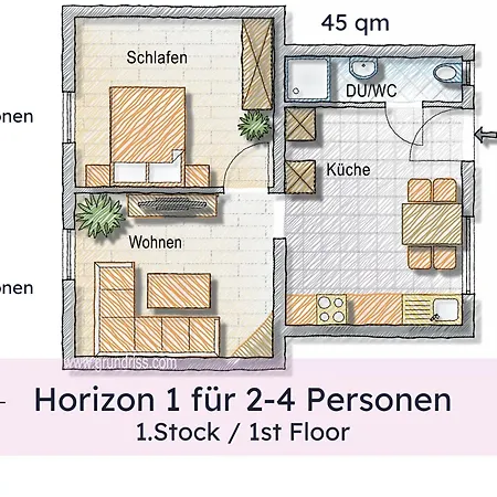 Appartement Newman Horizon - Playmobil Funpark, Naehe Messe Nuernberg Und Fuerth, 4 Pers, 24h Self Checkin, Waschmaschine, Grosser Parkplatz Zirndorf