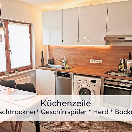Newman Horizon - Playmobil Funpark, Naehe Messe Nuernberg Und Fuerth, 4 Pers, 24h Self Checkin, Waschmaschine, Grosser Parkplatz Apartamento *
