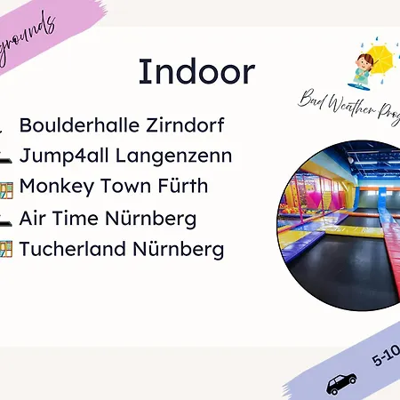 Newman Horizon - Playmobil Funpark, Naehe Messe Nuernberg Und Fuerth, 4 Pers, 24h Self Checkin, Waschmaschine, Grosser Parkplatz Lägenhet *